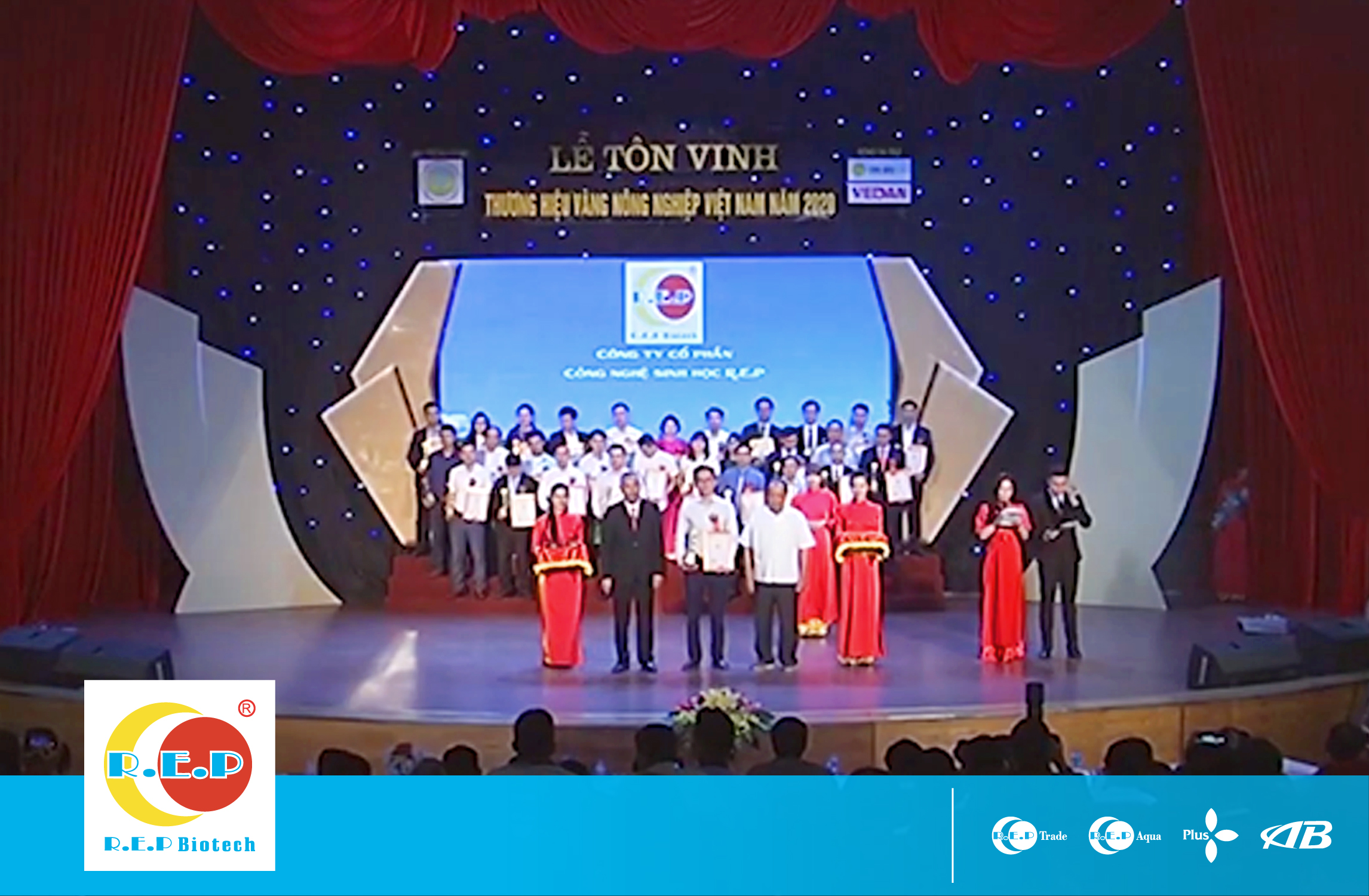 R.E.P BIOTECH ĐẠT 2 GIẢI THƯỞNG THƯƠNG HIỆU VÀNG NÔNG NGHIỆP VIỆT NAM 2020