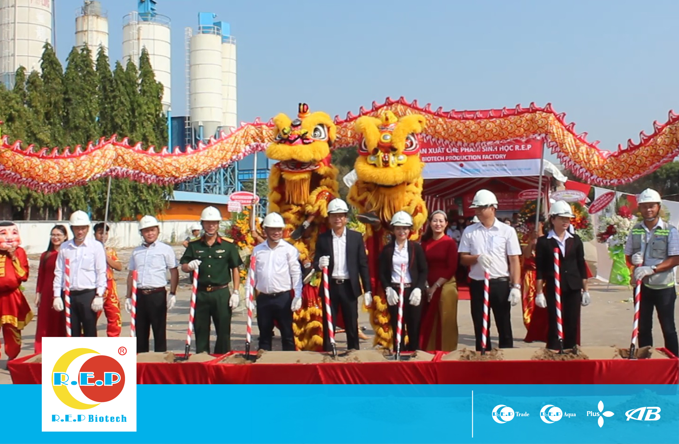 LỄ KHỞI CÔNG XÂY DỰNG – DỰ ÁN NHÀ MÁY SINH HỌC PHÂN TỬ R.E.P